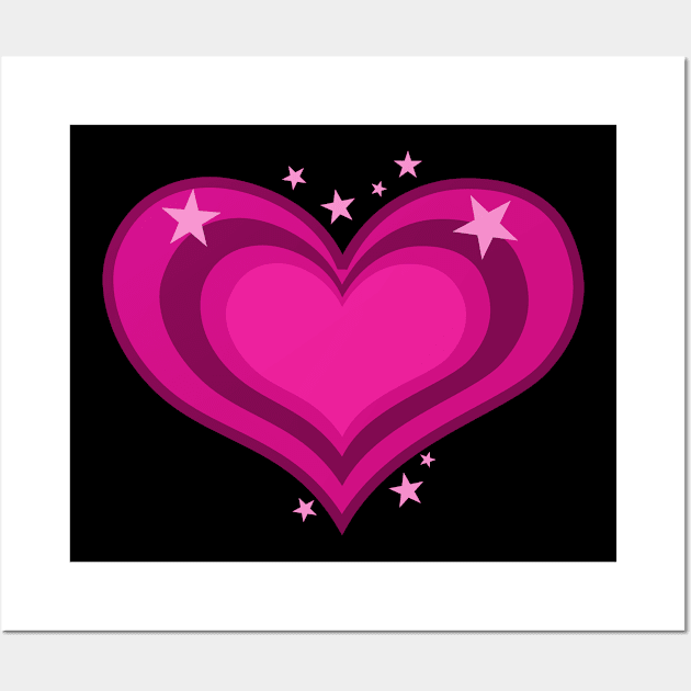 Pink Heart Valentine Wall Art by Flippin' Sweet Gear